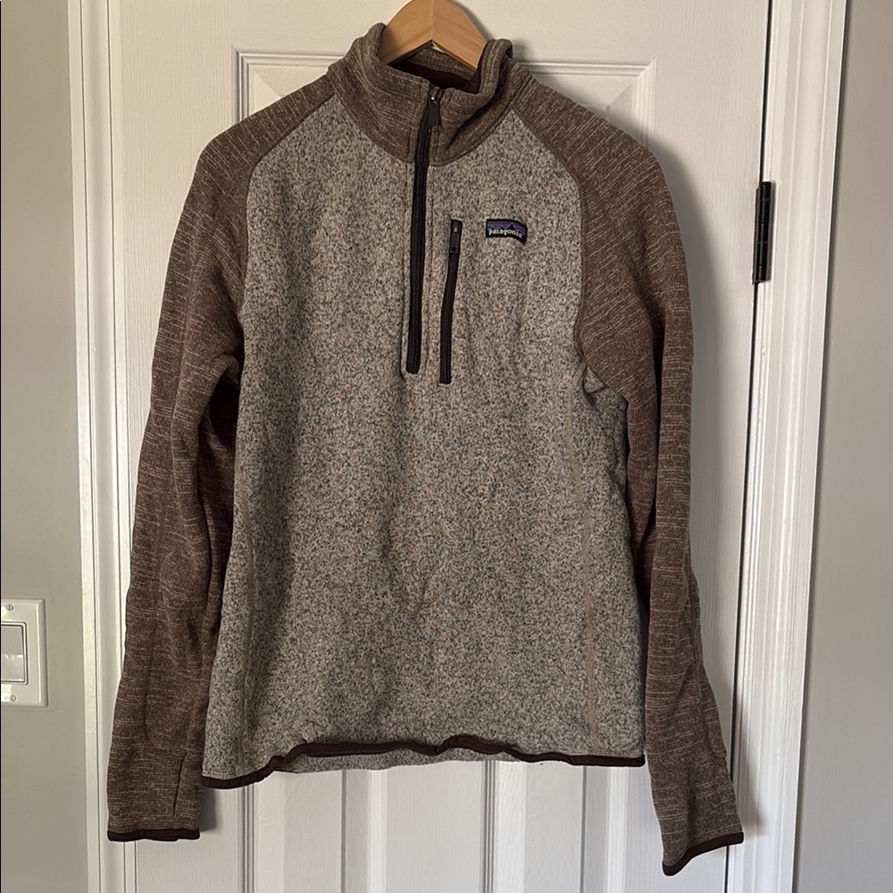 Patagonia Two-Tone Brown and Gray Better Sweater